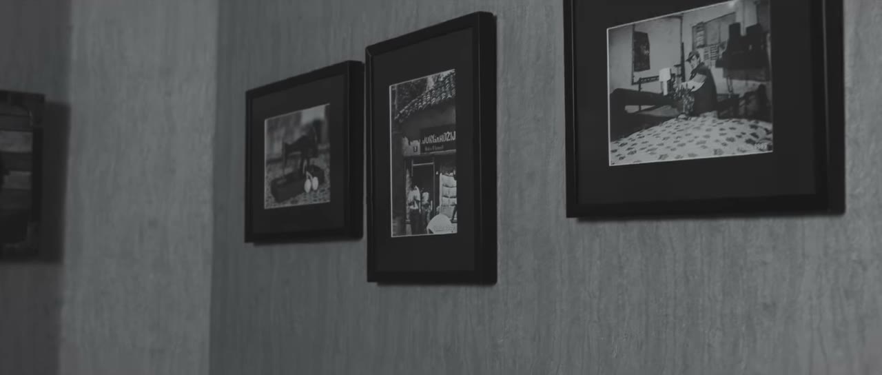 Framed archive photographs of the first Nuka workshop, 1952